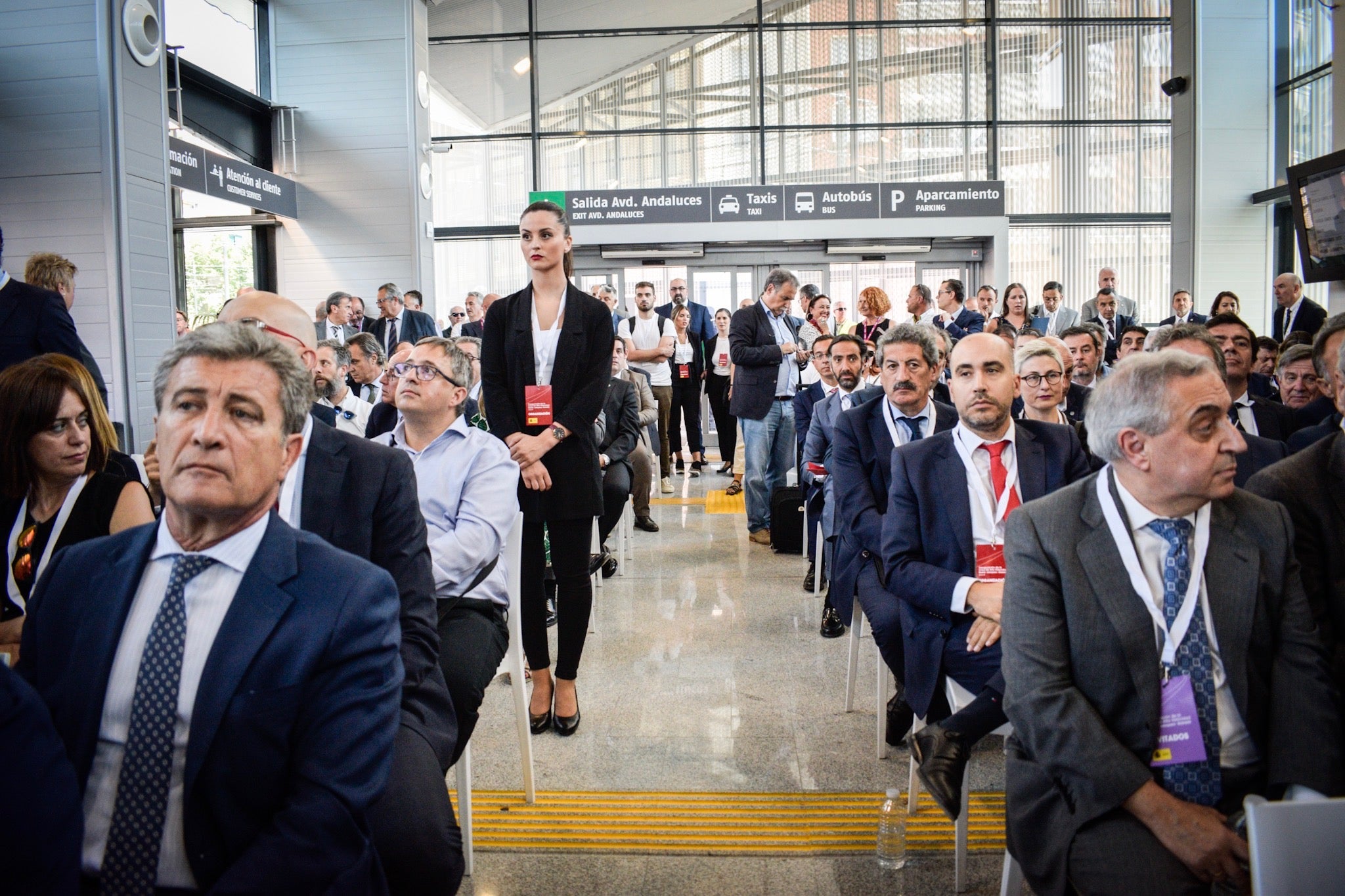 Ambiente en la estación