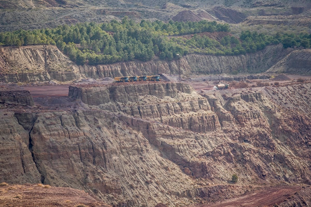 Así son las antiguas minas de Alquife