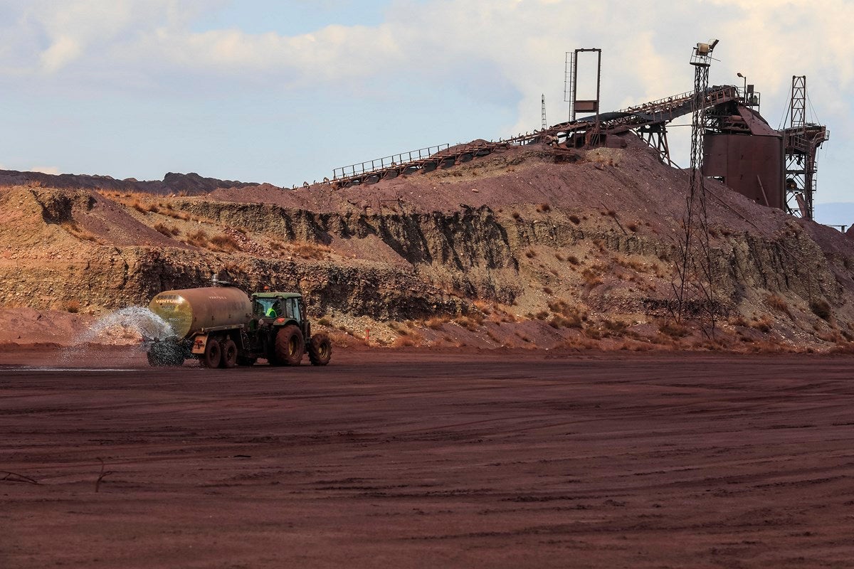 Así son las antiguas minas de Alquife