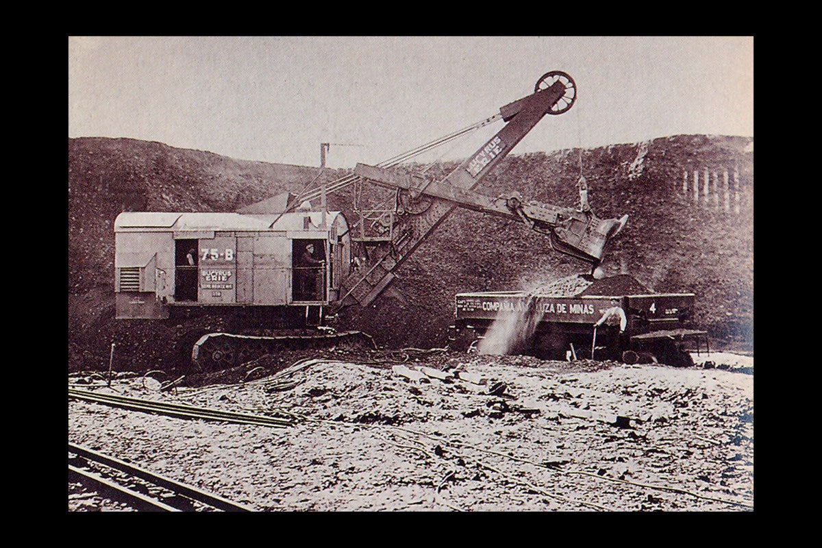 Fotografías históricas de las minas de Alquife