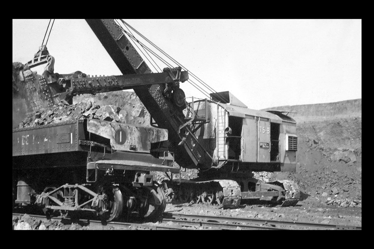 Fotografías históricas de las minas de Alquife