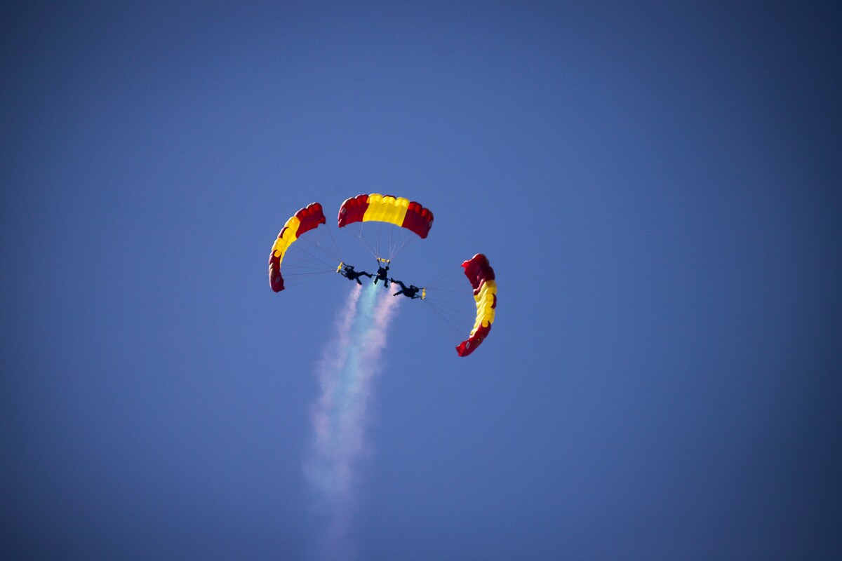 Treinta aeronaves han realizado diferentes acrobacias en este espectáculo, que ha celebrado este domingo su catorce edición