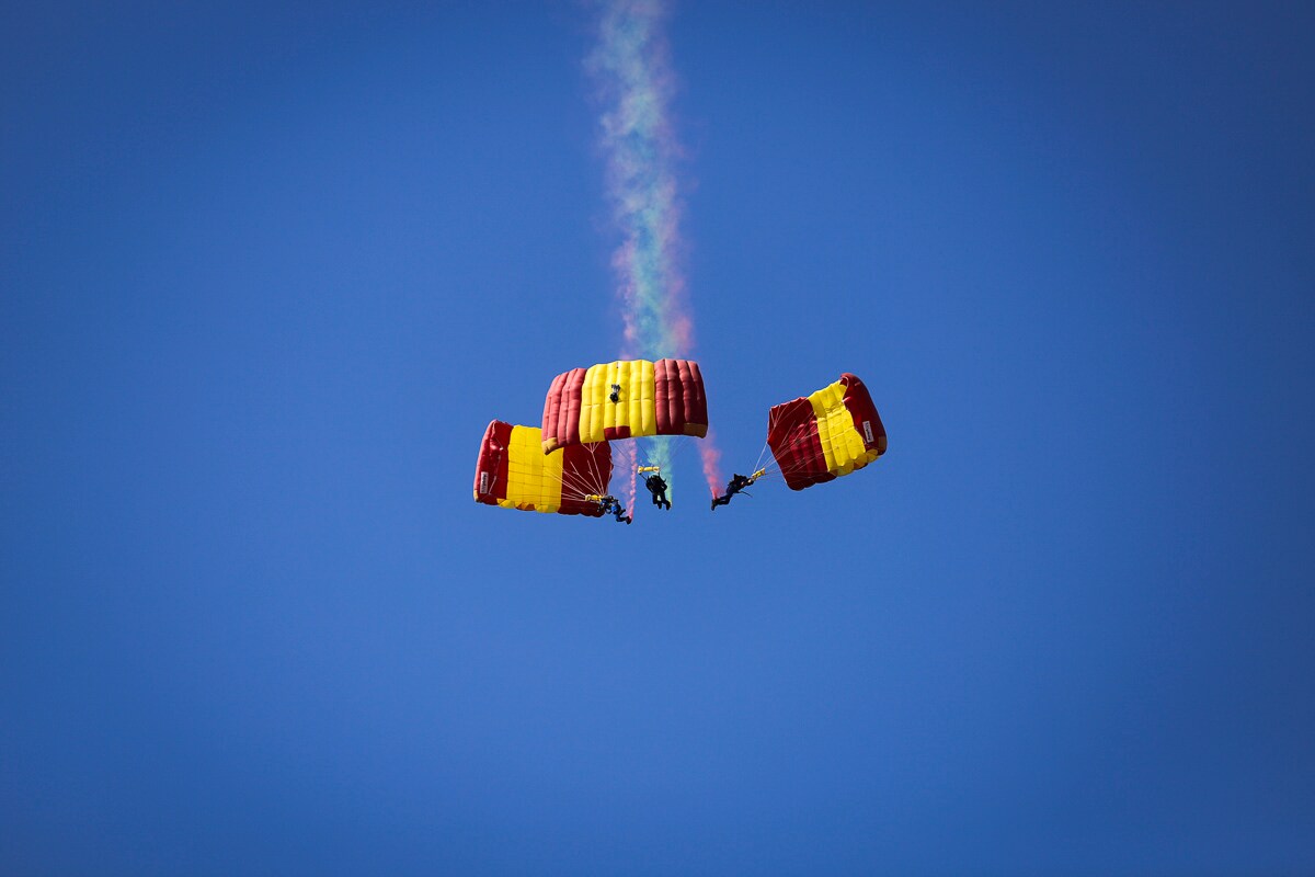 Treinta aeronaves han realizado diferentes acrobacias en este espectáculo, que ha celebrado este domingo su catorce edición