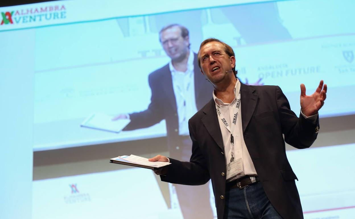 Diego Vargas, director general de IDEAL, en una edición anterior de Alhambra Venture. 