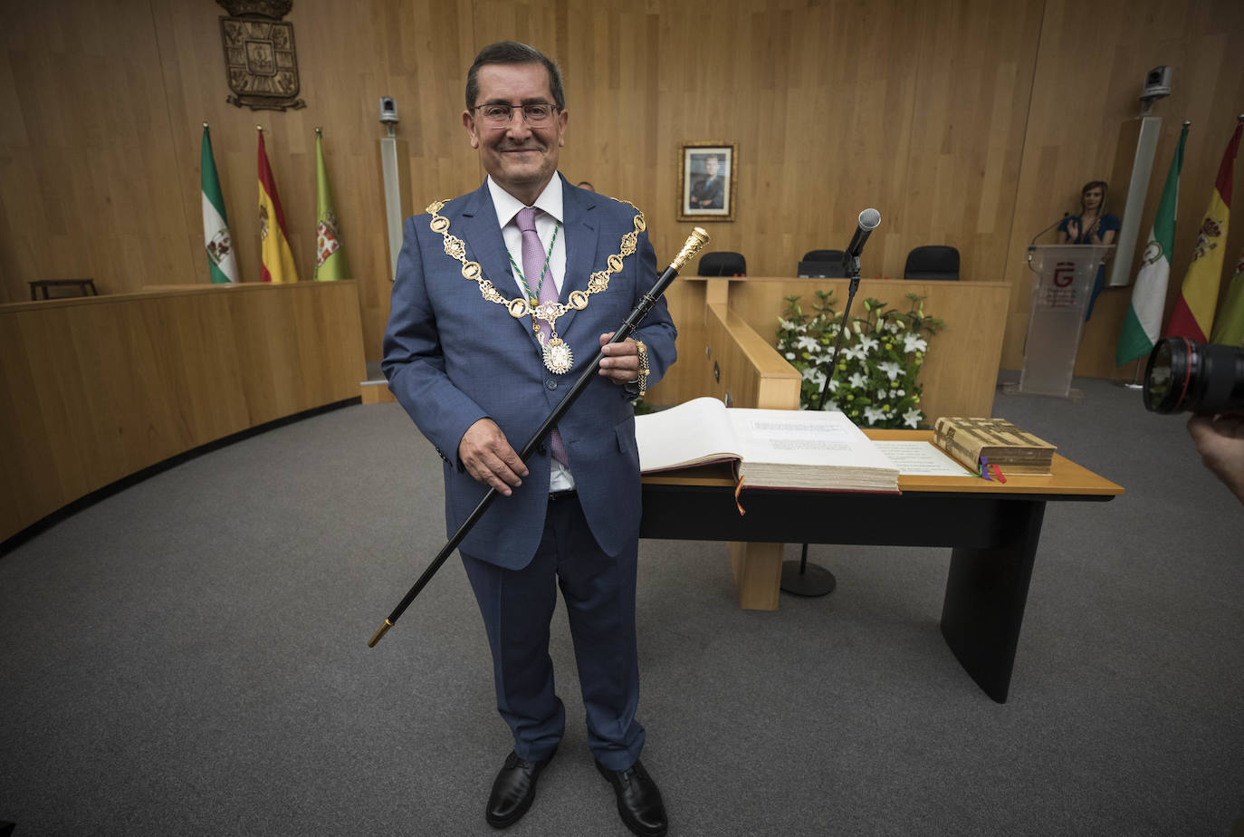 José Entrena ha sido reelegido presidente contando con los votos de PSOE, Adelante, IU y Cs