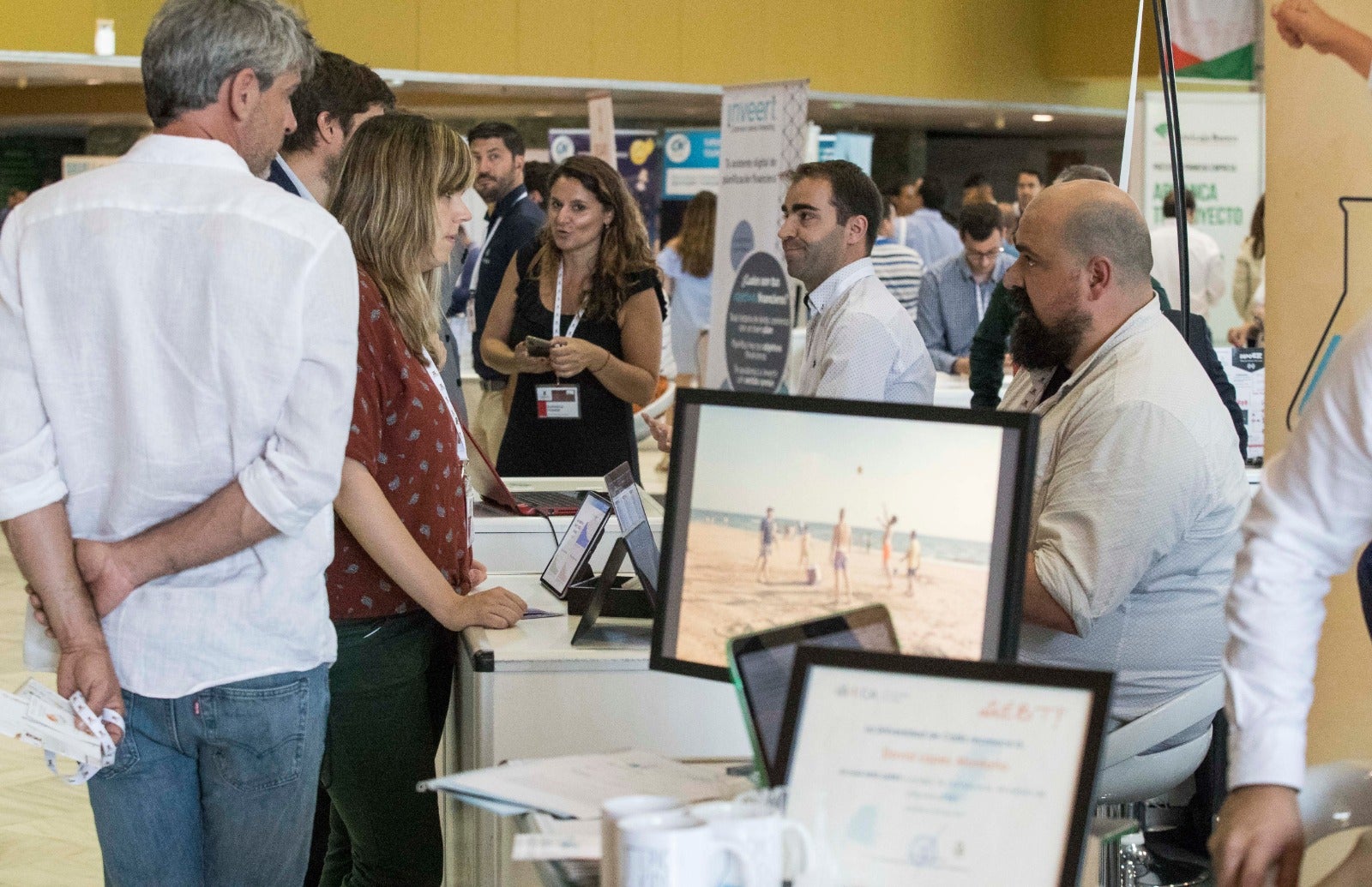 Intensa actividad en todo el palacio para conocer los proyectos más innovadores