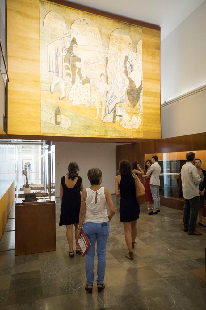 Así es la exposición de 'El sombrero de tres picos. 1919-2019. Un singular proceso creativo'.