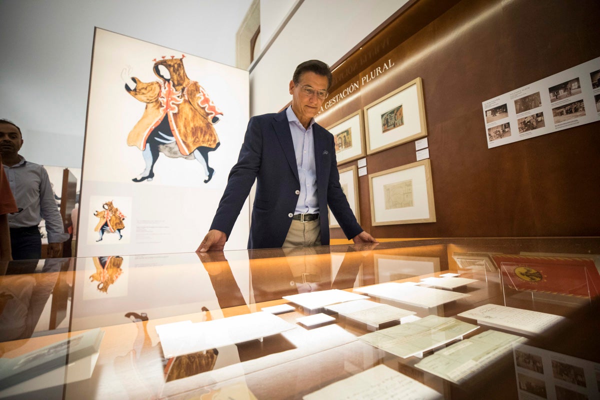 Así es la exposición de 'El sombrero de tres picos. 1919-2019. Un singular proceso creativo'.