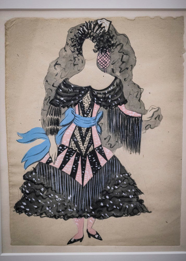 Así es la exposición de 'El sombrero de tres picos. 1919-2019. Un singular proceso creativo'.