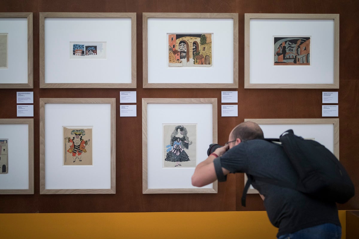 Así es la exposición de 'El sombrero de tres picos. 1919-2019. Un singular proceso creativo'.