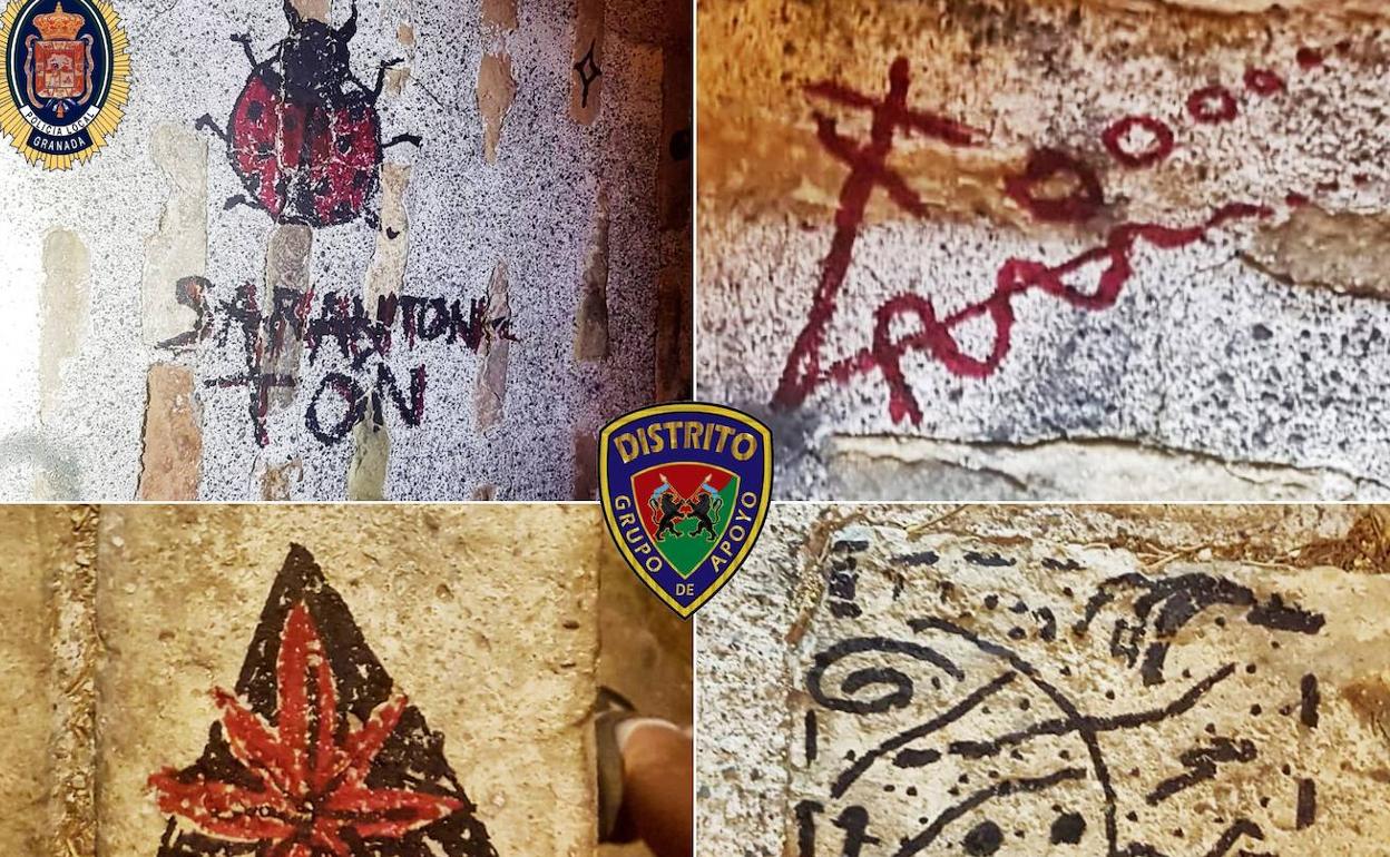 Pintadas en Granada: detienen a dos jóvenes por hacer grafitis en el Aljibe del Zenete
