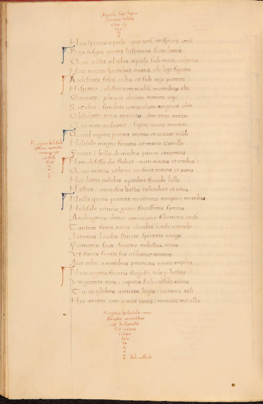 Manuscrito de 1497 que contiene la primera descripción de la Fuente de los Leones.