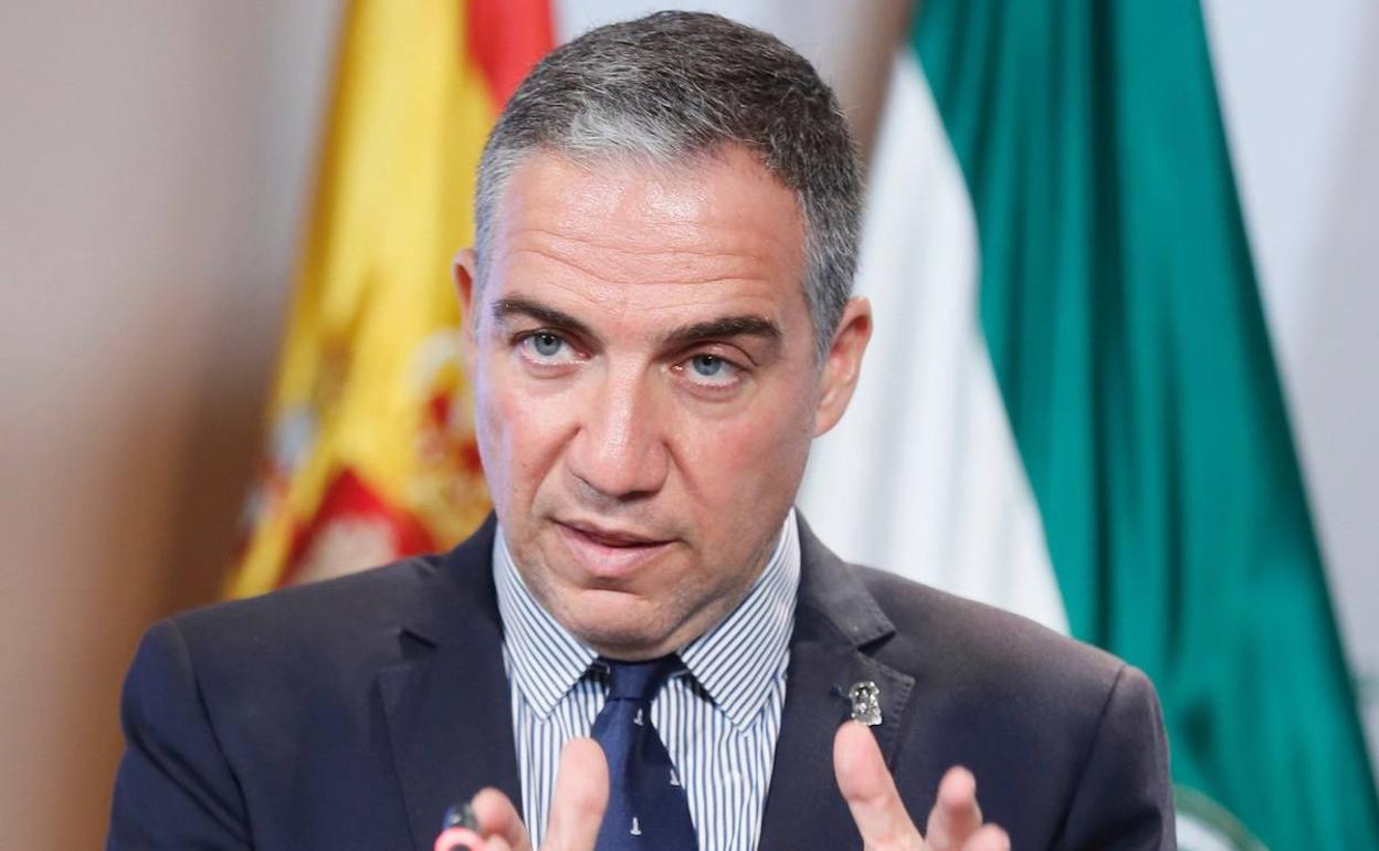 Elías Bendodo, en su comparecencia ayer tras el Consejo