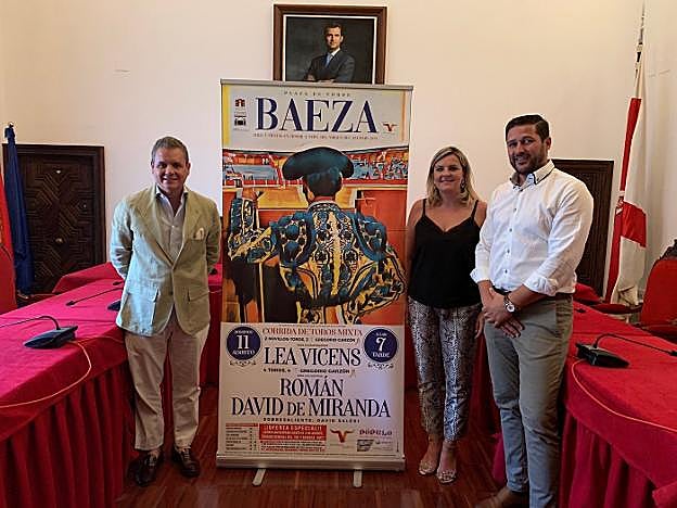 Presentación del cartel taurino de la próxima feria de Baeza. 