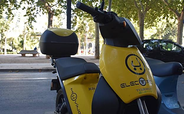 Uno de los modelos de moto de Muving. 