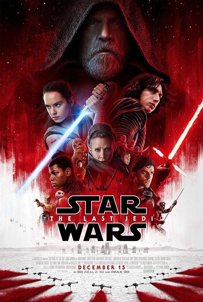 12. Star Wars: Episodio VIII. Los últimos jedi. Recaudación: 1.332.500 dólares.