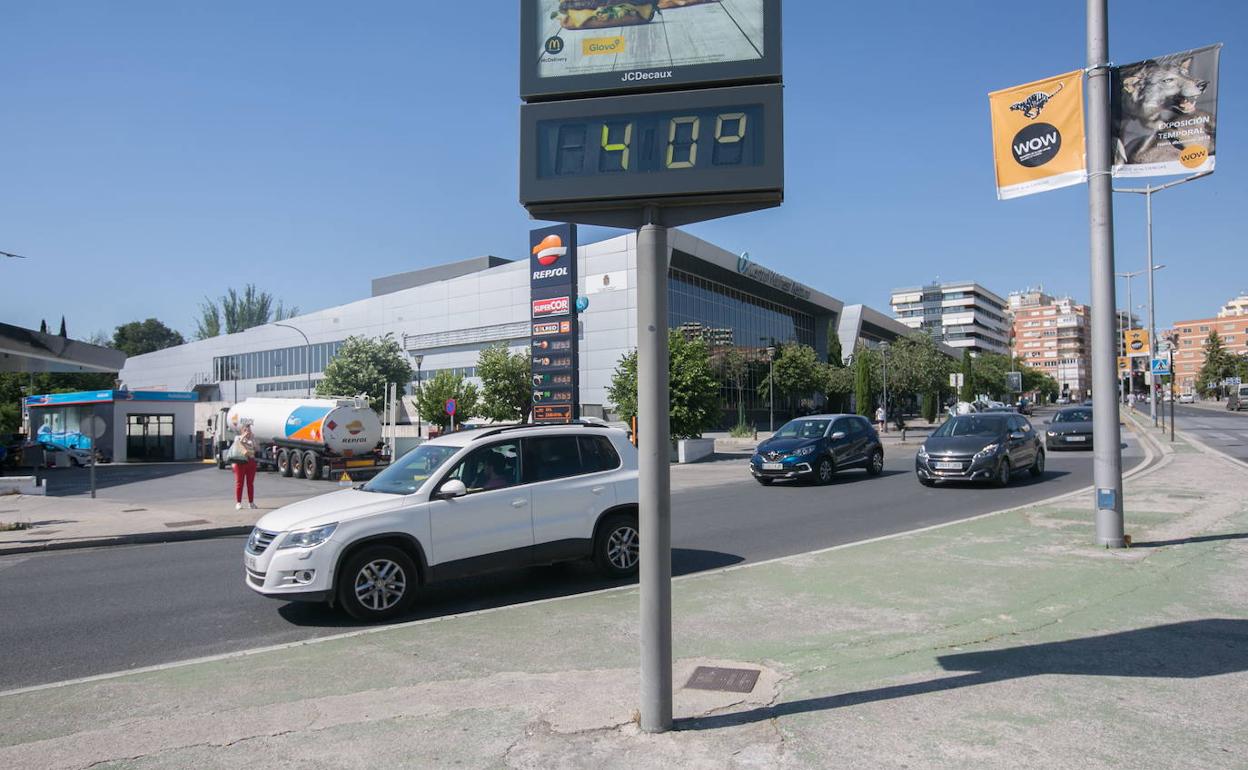 Altas temperaturas en Granada.