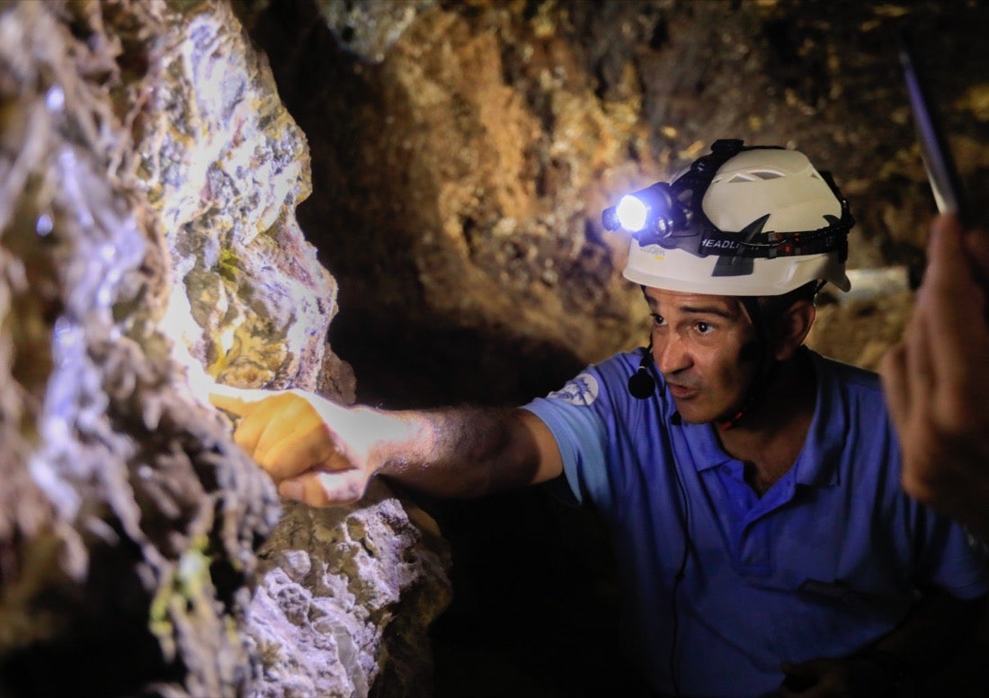 Así es el interior de la Geoda de Pulpí