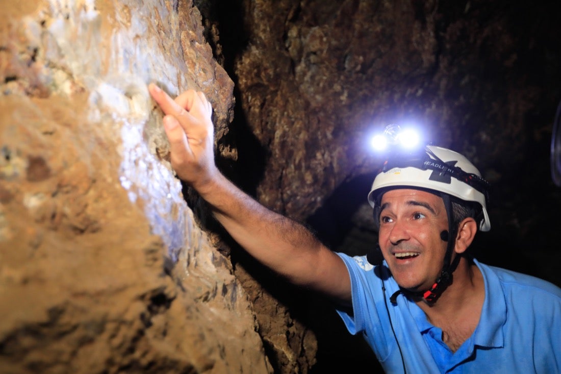 Así es el interior de la Geoda de Pulpí