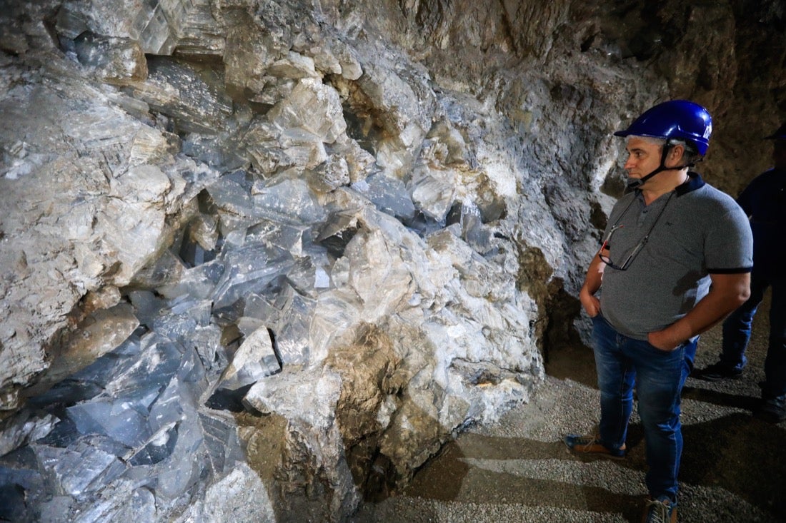 Así es el interior de la Geoda de Pulpí