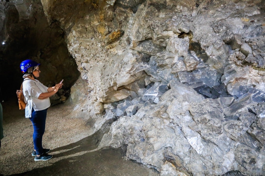 Así es el interior de la Geoda de Pulpí