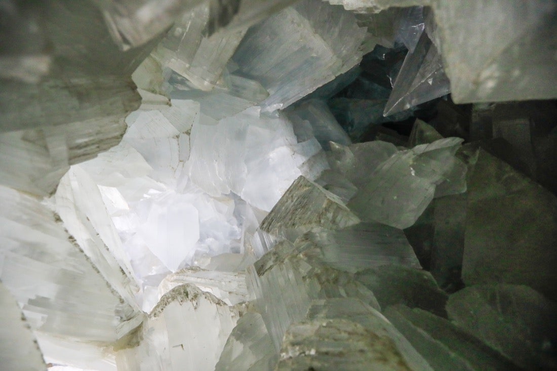 Así es el interior de la Geoda de Pulpí