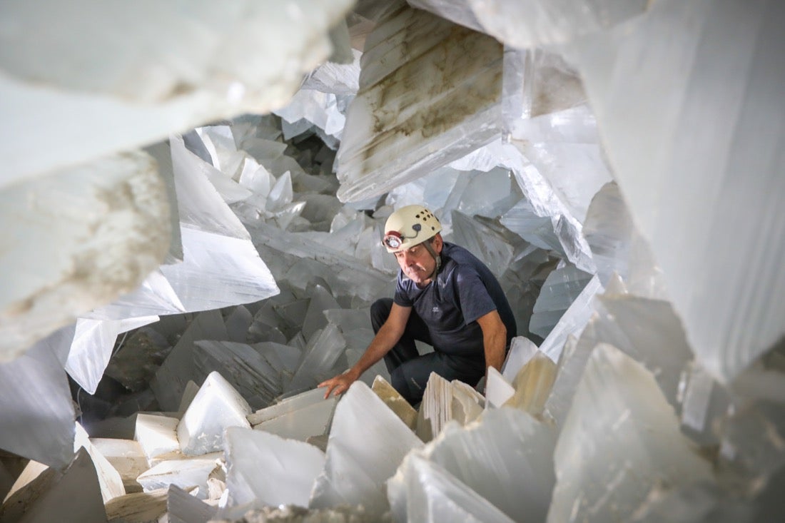 Así es el interior de la Geoda de Pulpí