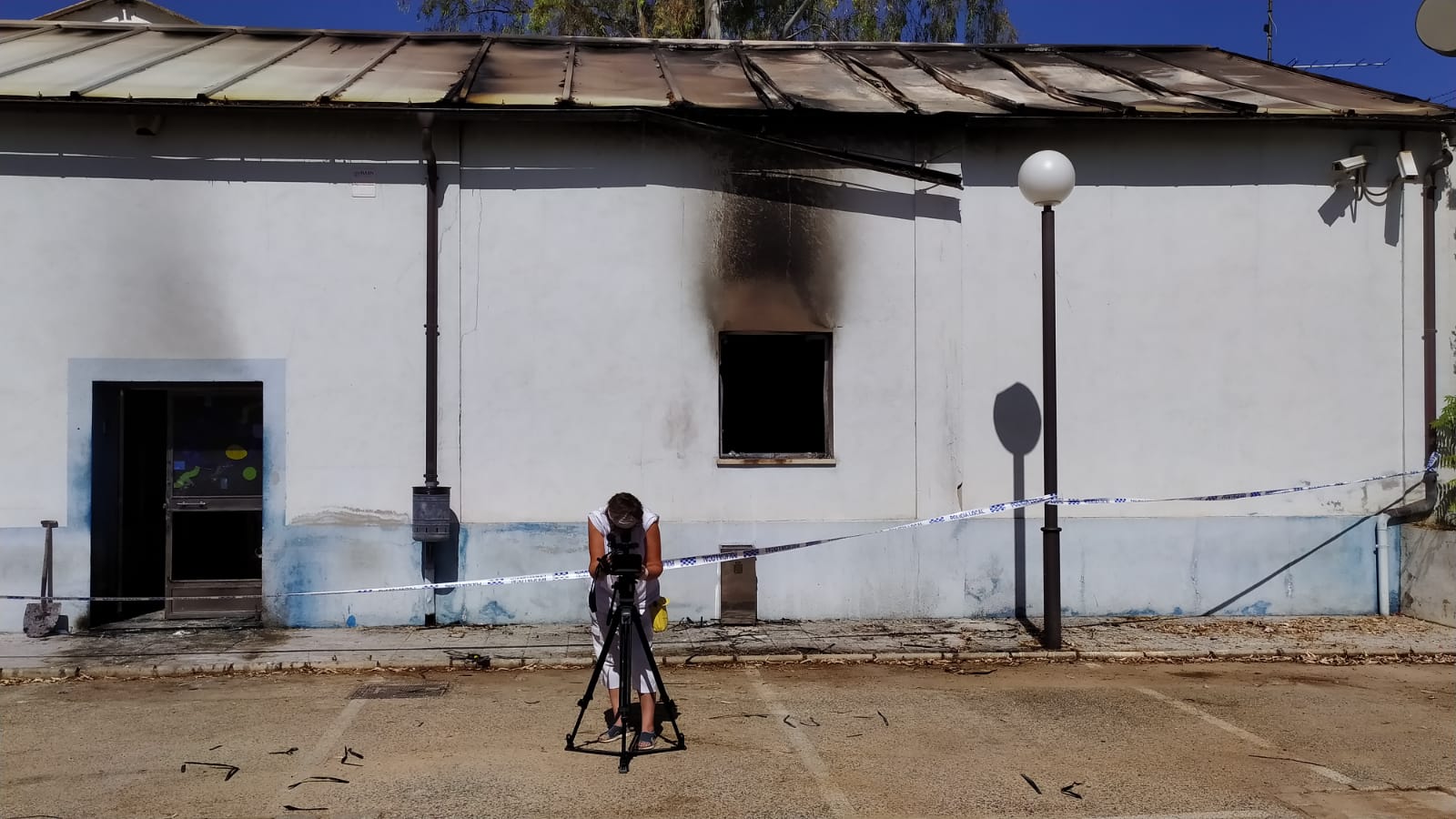 Así han quedado las instalaciones de Onda Jaén tras el incendio