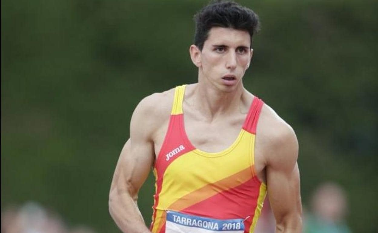 Dani Rodríguez con la selección española. 