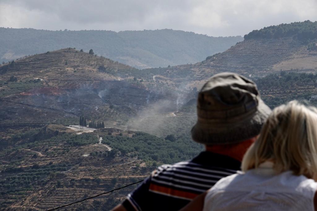 Así han actuado los dispositivos del plan Infoca en el incendio forestal de Pinos del Valle