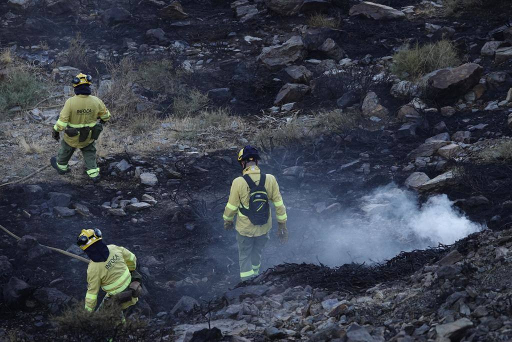 Fotos: Visitamos el lugar del incendio en Pradollano