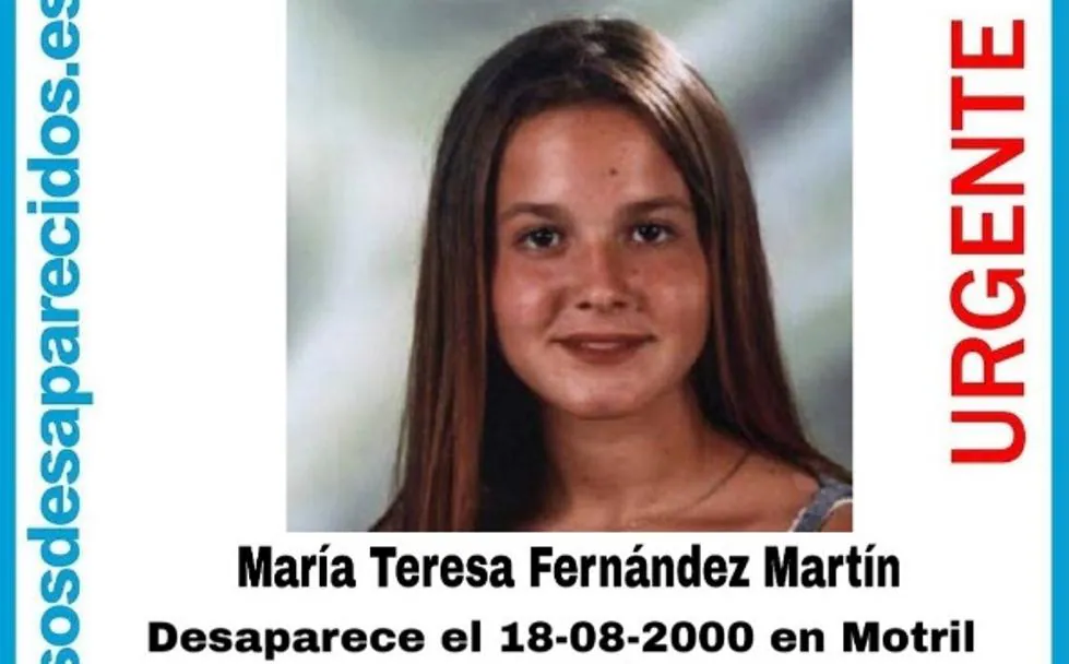 María Teresa, la jvoen motrileña desaparecida en el año 2000.
