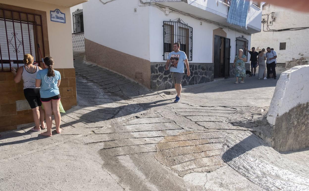 El suceso tuvo lugar en pleno centro del pueblo.