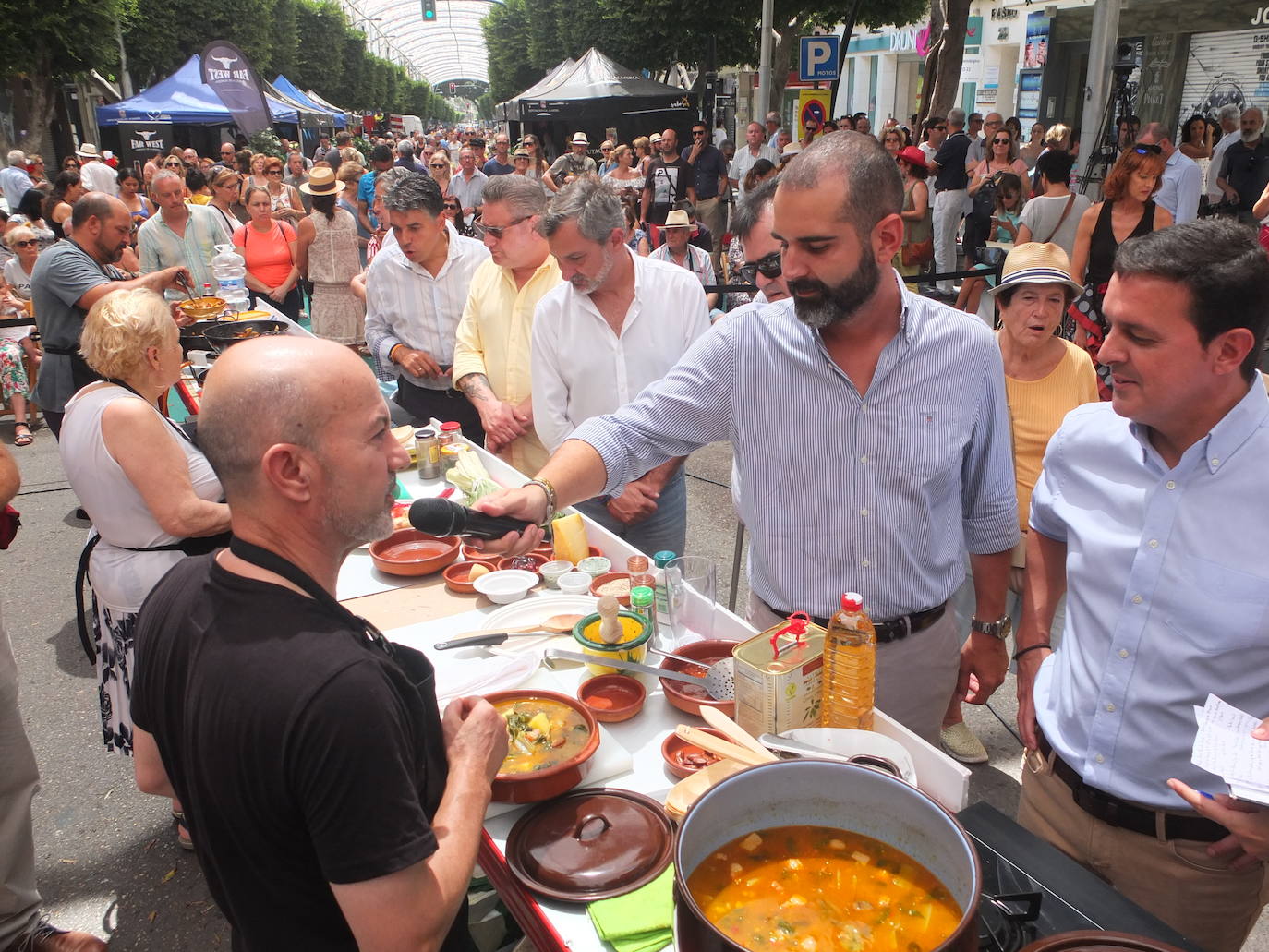 Final del concurso gastronómico