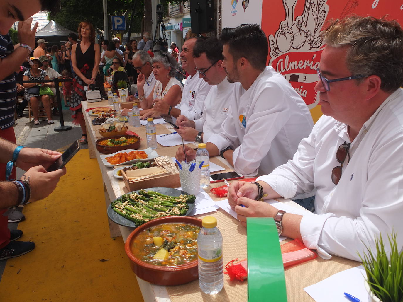 Final del concurso gastronómico