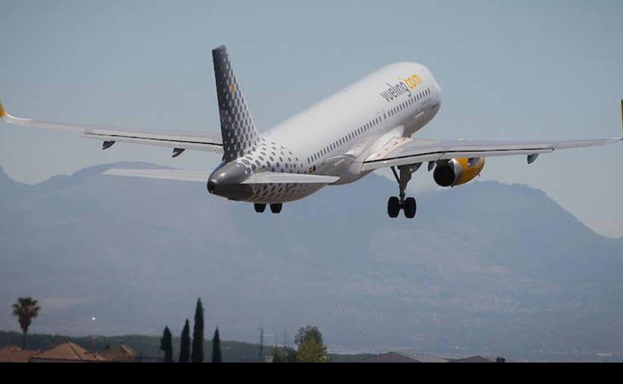 Imagen de archivo de un vuelo de Vueling.