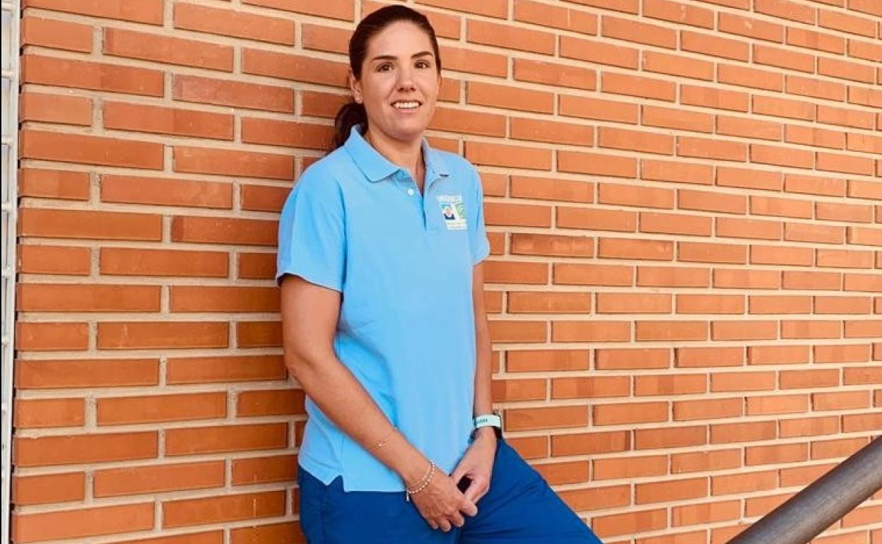 María Dolores, antes de una guardia en su centro de salud