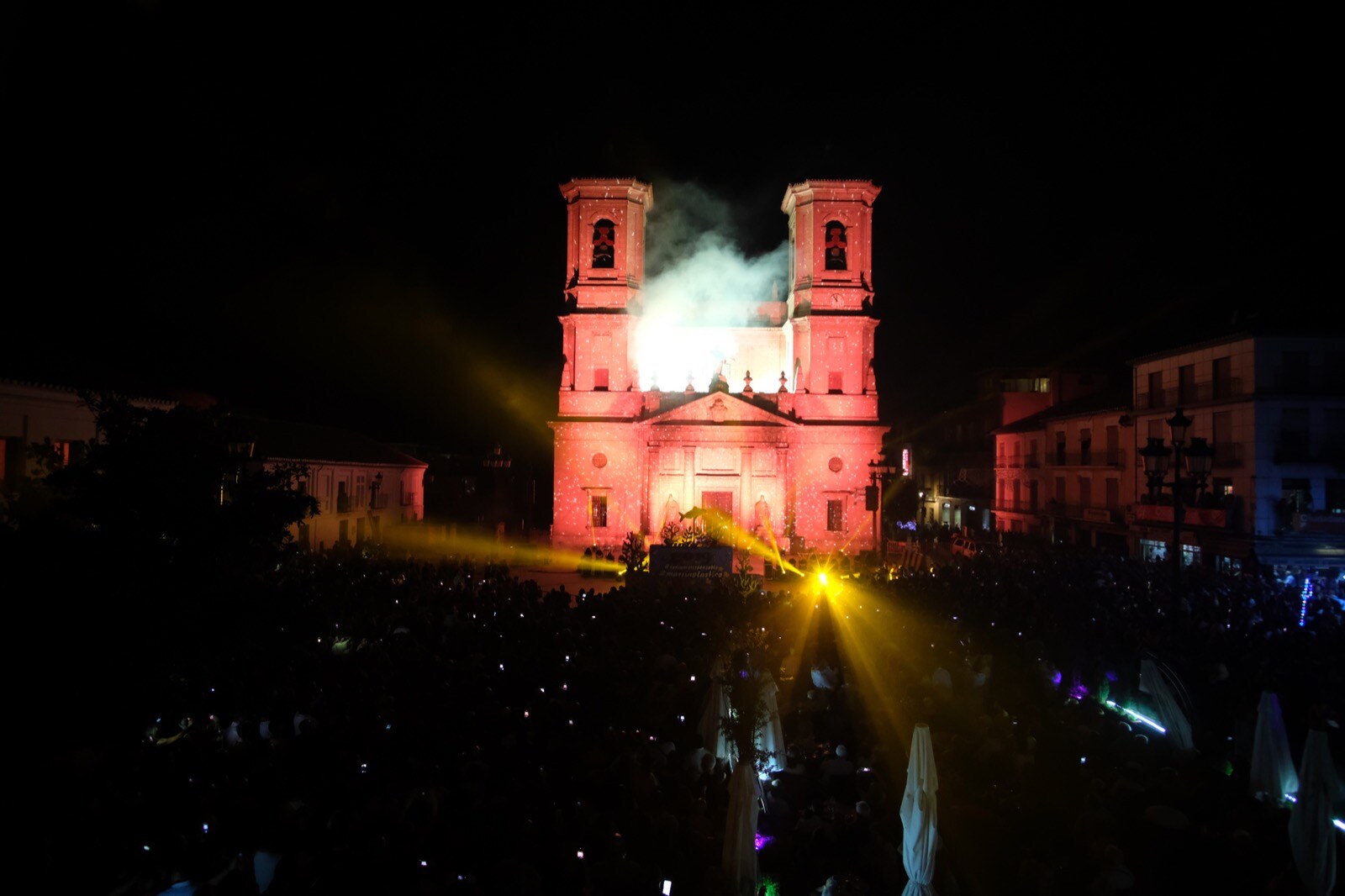 Momento mágico de las fiestas de Santa Fe que se celebran hasta el próximo domingo