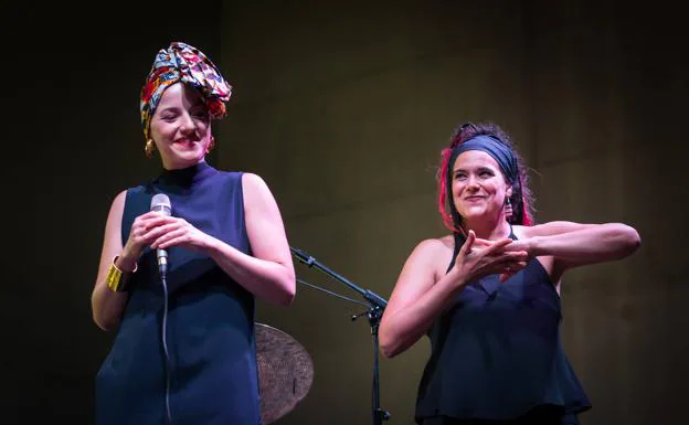 Pepa Niebla y Rakel Rodríguez en Jazz en la Plaza.