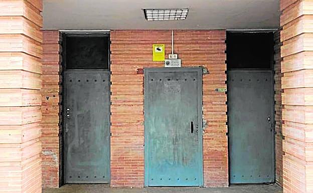 Los baños del parque Federico García Lorca.