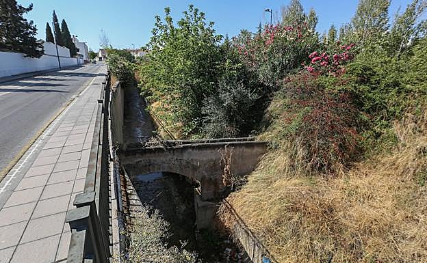 Imagen principal - Por orden, la rambla de Ogíjares, la de los Álamos y la de Brujas en Motril.