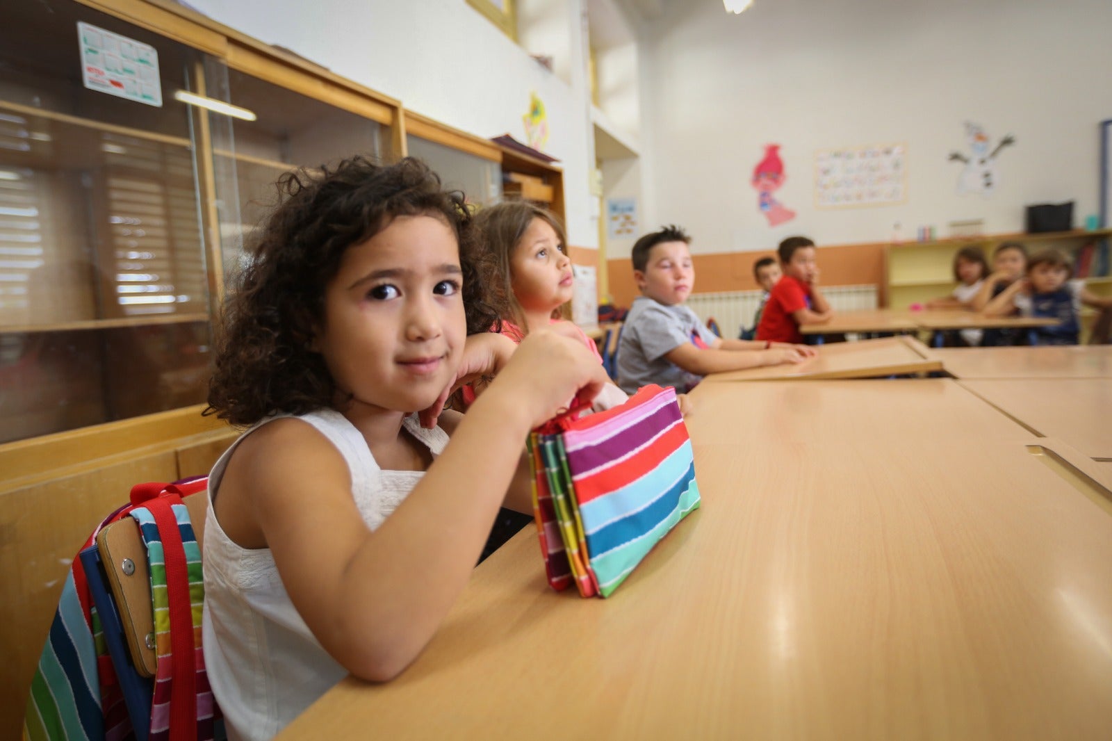 Miles de pequeños de la capital y la provincia han regresado este martes a las aulas para el curso académico 2019/2020 