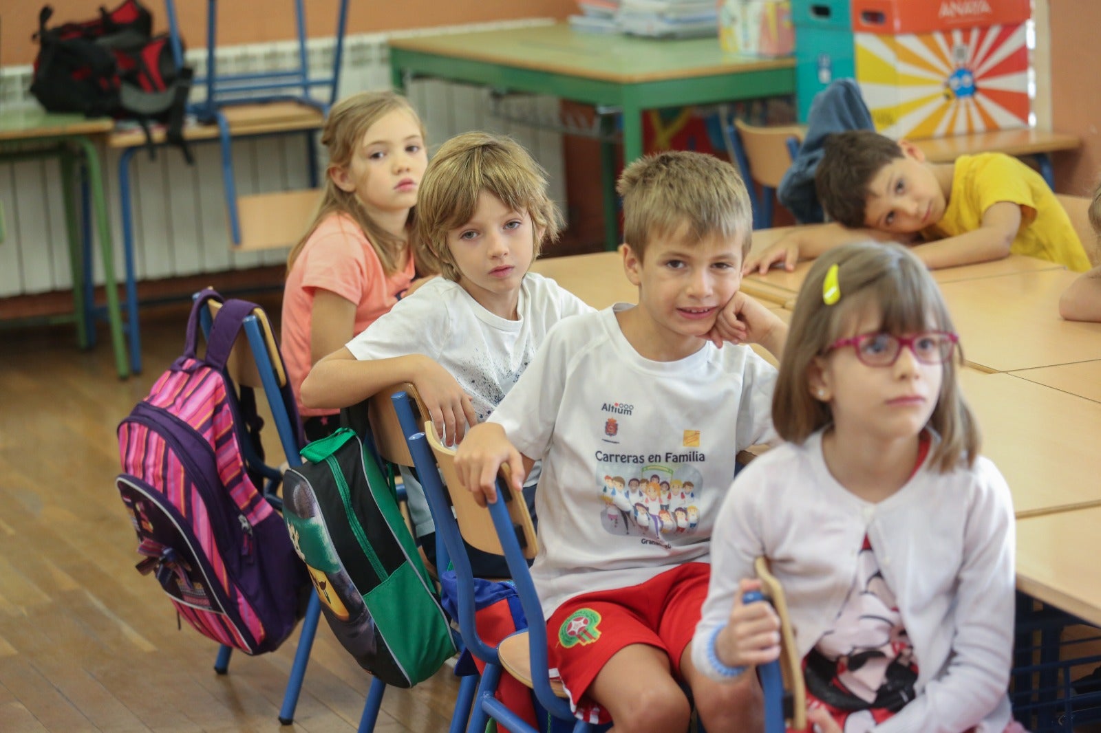 Miles de pequeños de la capital y la provincia han regresado este martes a las aulas para el curso académico 2019/2020 