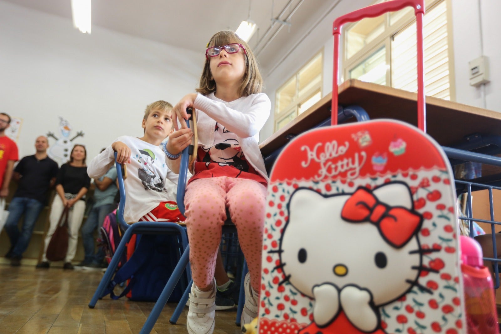 Miles de pequeños de la capital y la provincia han regresado este martes a las aulas para el curso académico 2019/2020 