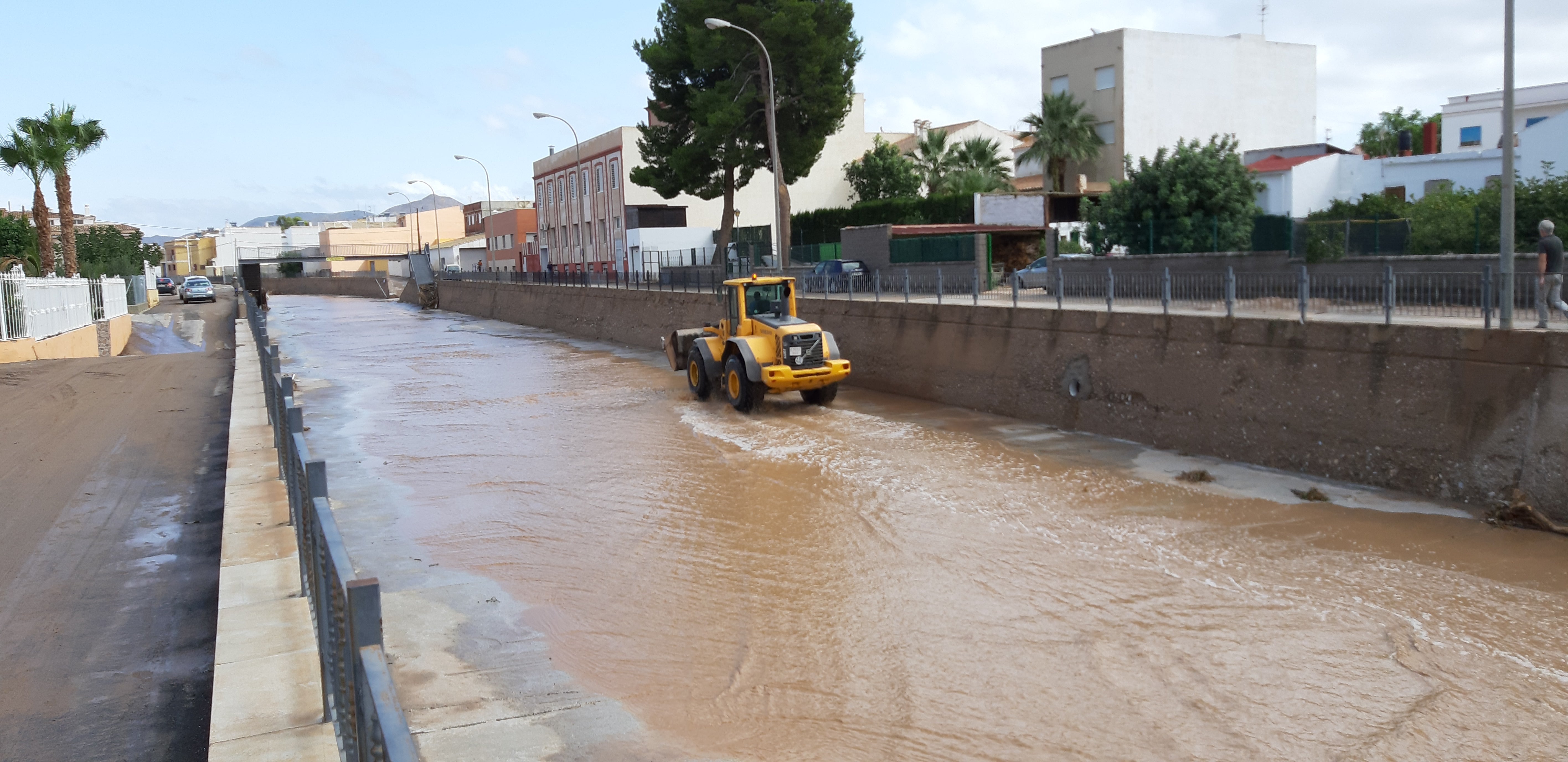 Efectos del temporal en Pulpí