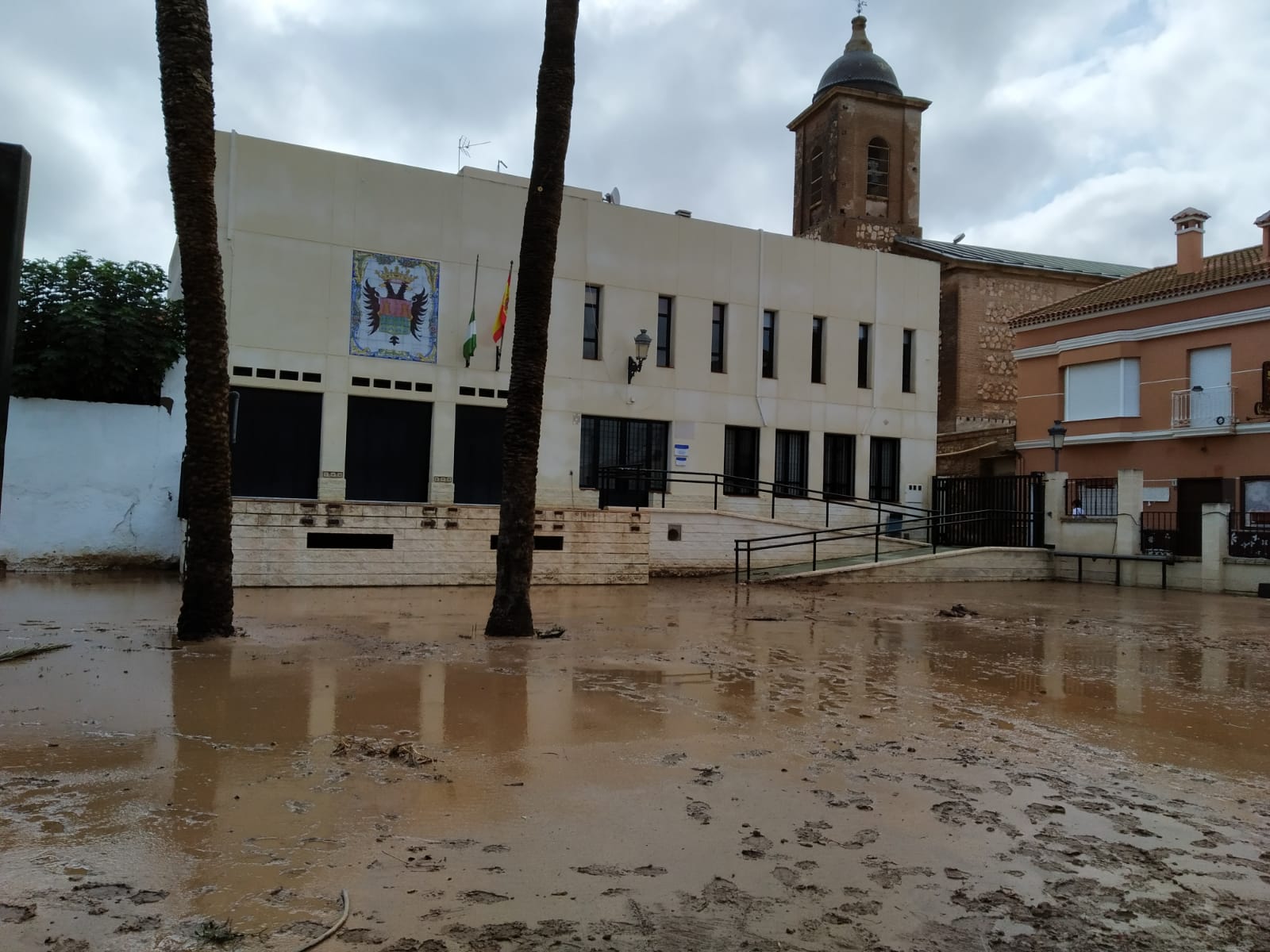 Efectos del temporal en Pulpí