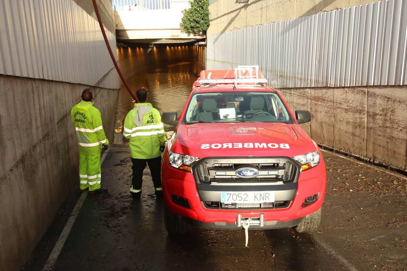 El temporal en Almería deja numerosos incidentes