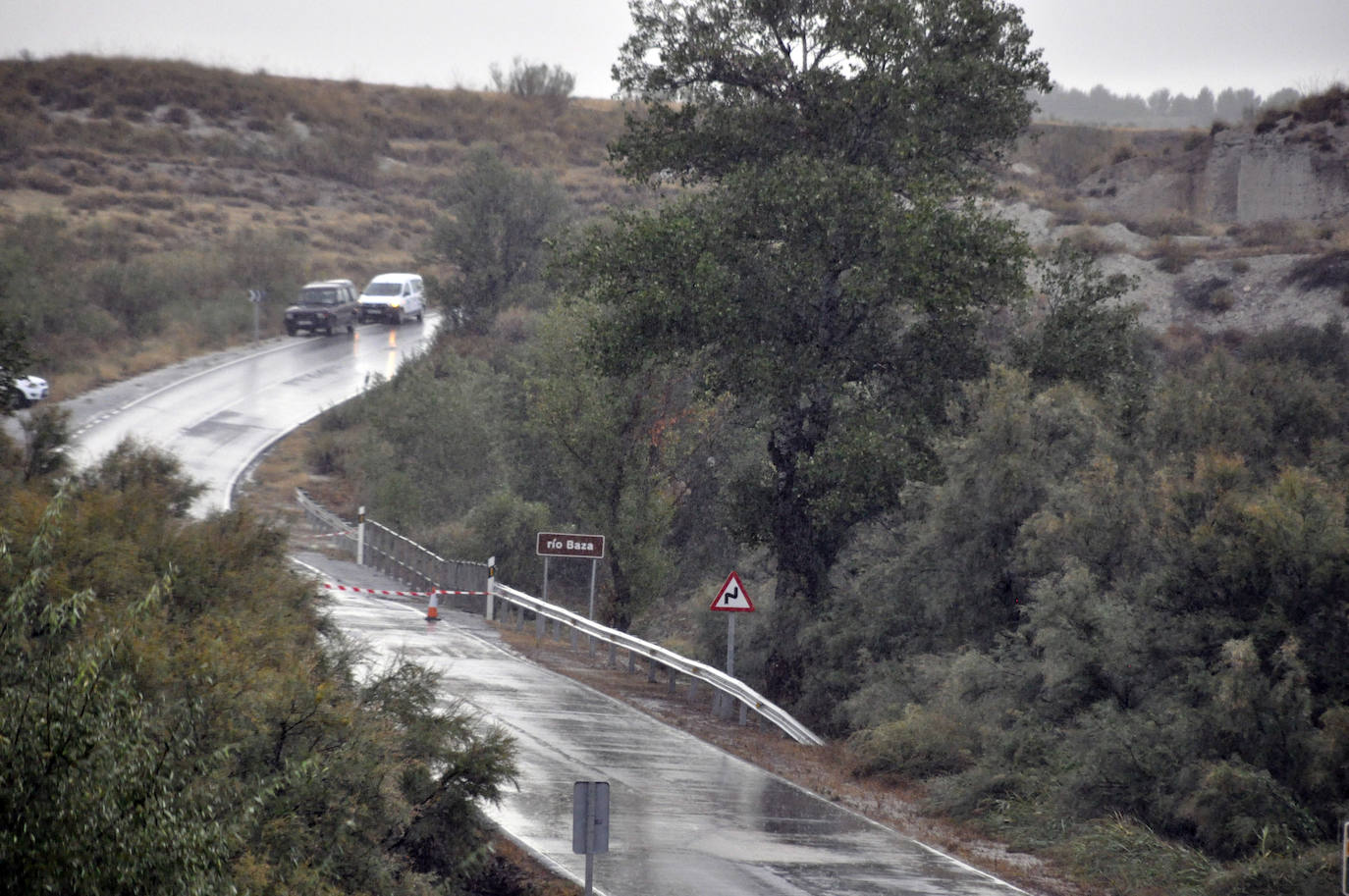 Baza registra numerosas incidencias durante el temporal