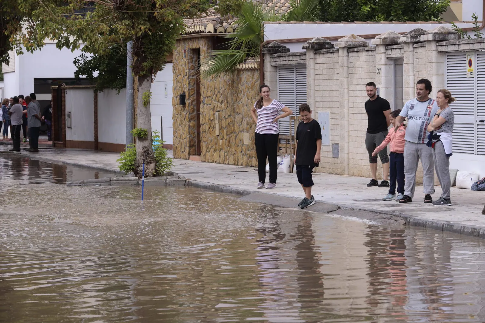 Santa Fe es otro de los municipios afectados por la tormenta