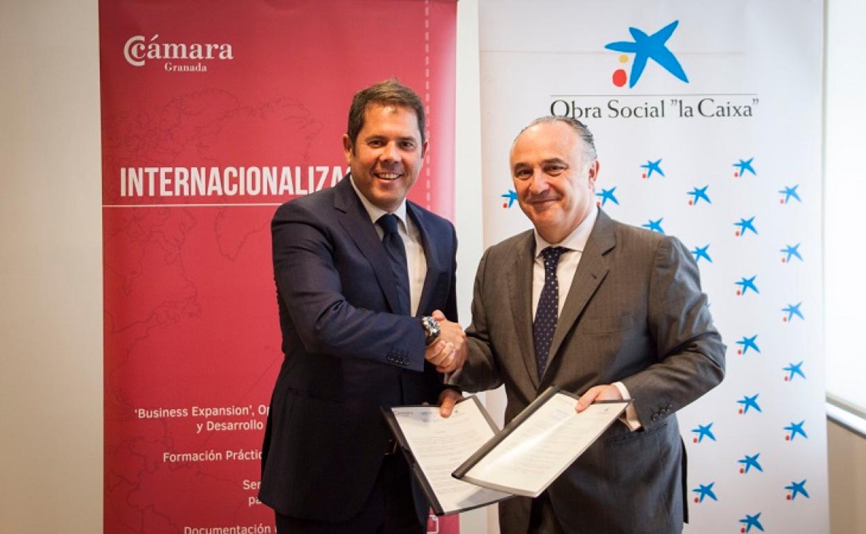 La Cámara de Granada y la Obra Social La Caixa renuevan su compromiso por la integración social de los desempleados